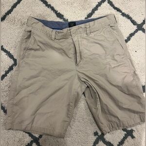 J. crew men’s club shorts khaki 33 waist 10.5 inch inseam